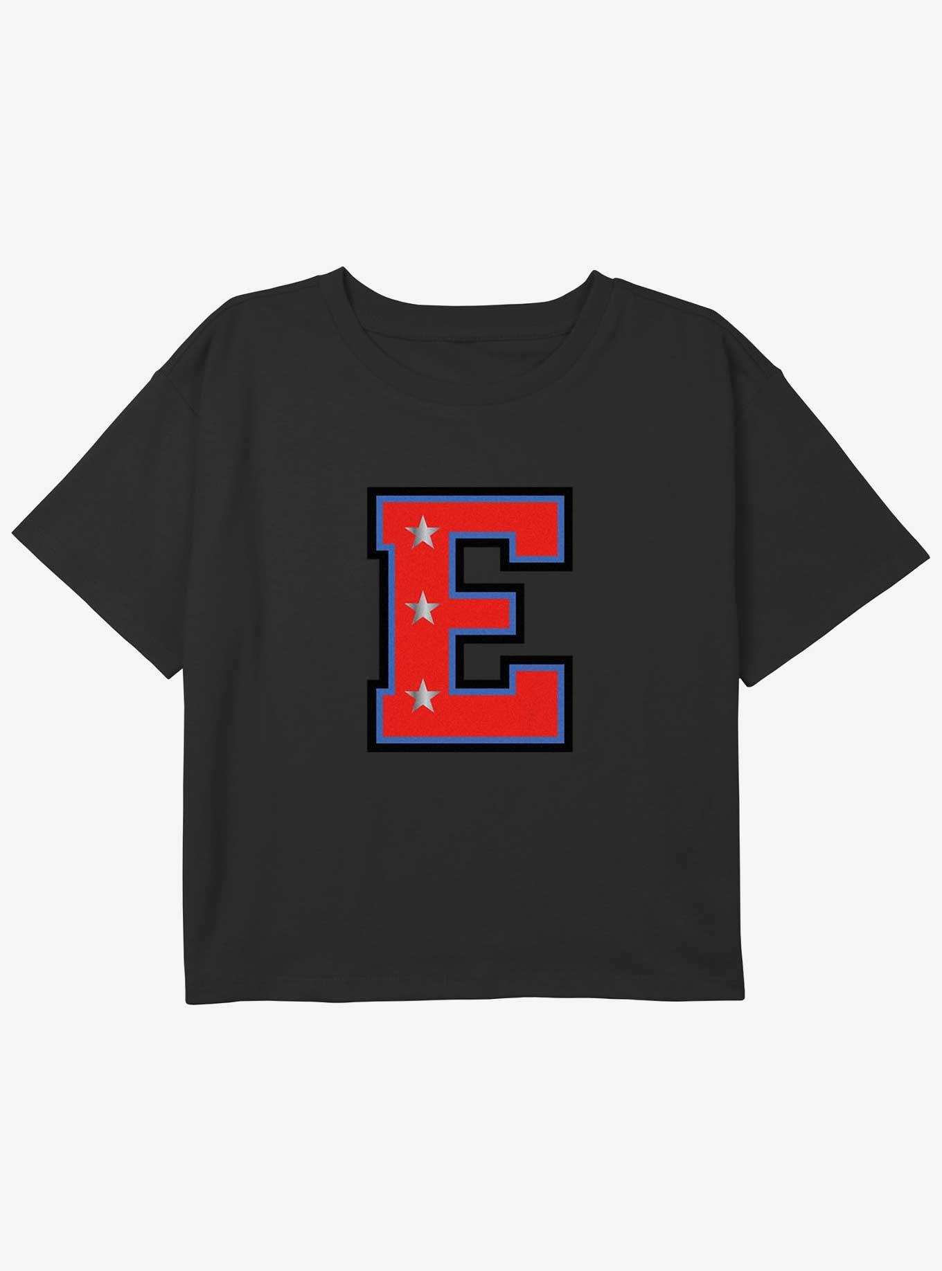 Disney High School Musical East High Wildcats Varsity Girls Youth Crop T-Shirt, BLACK, hi-res