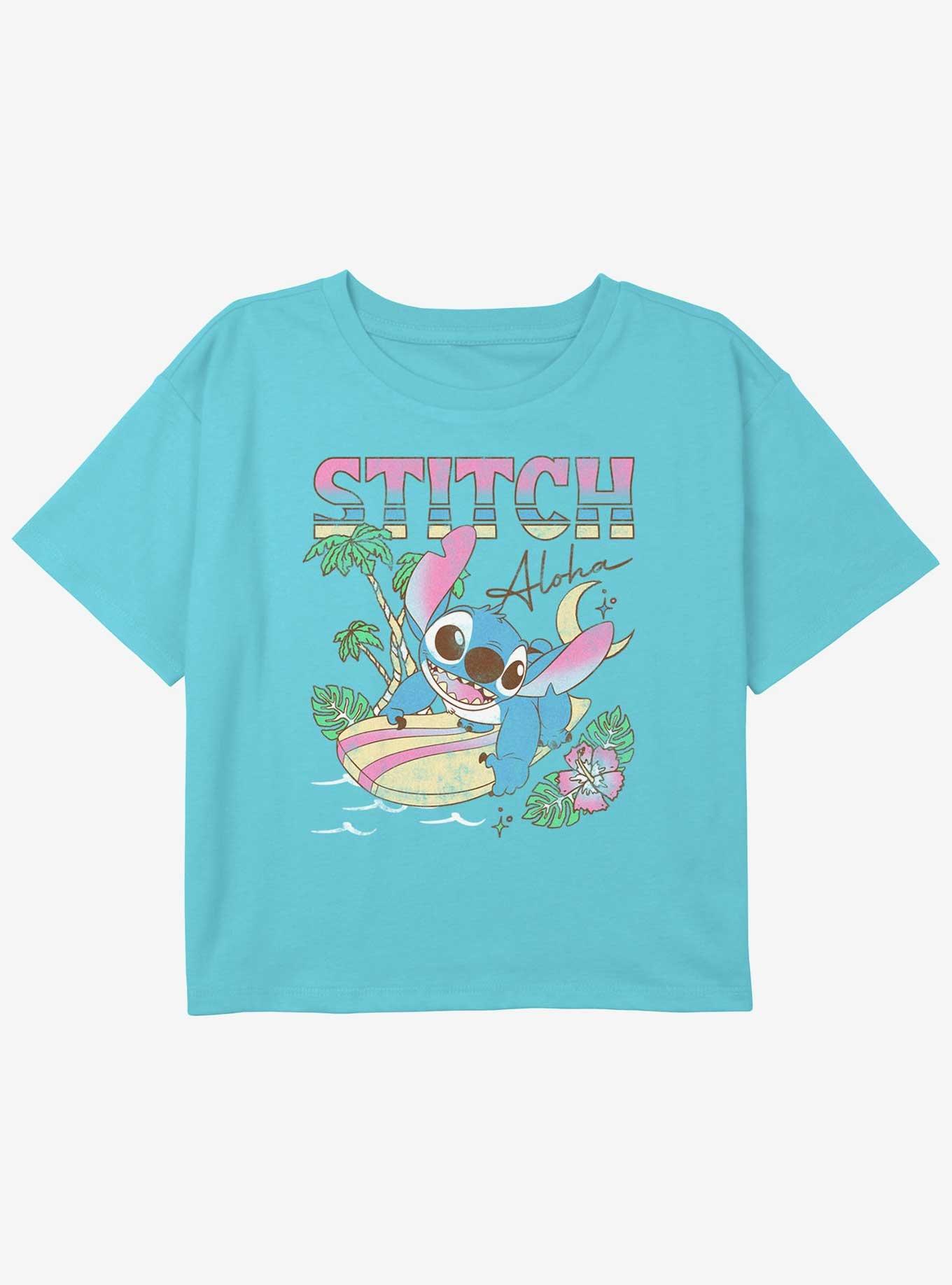 Girls Multi 2pk Disney's Lilo & Stitch Cropped Tops