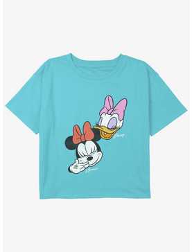 Disney Mickey Mouse Minnie And Daisy Girls Youth Crop T-Shirt, , hi-res