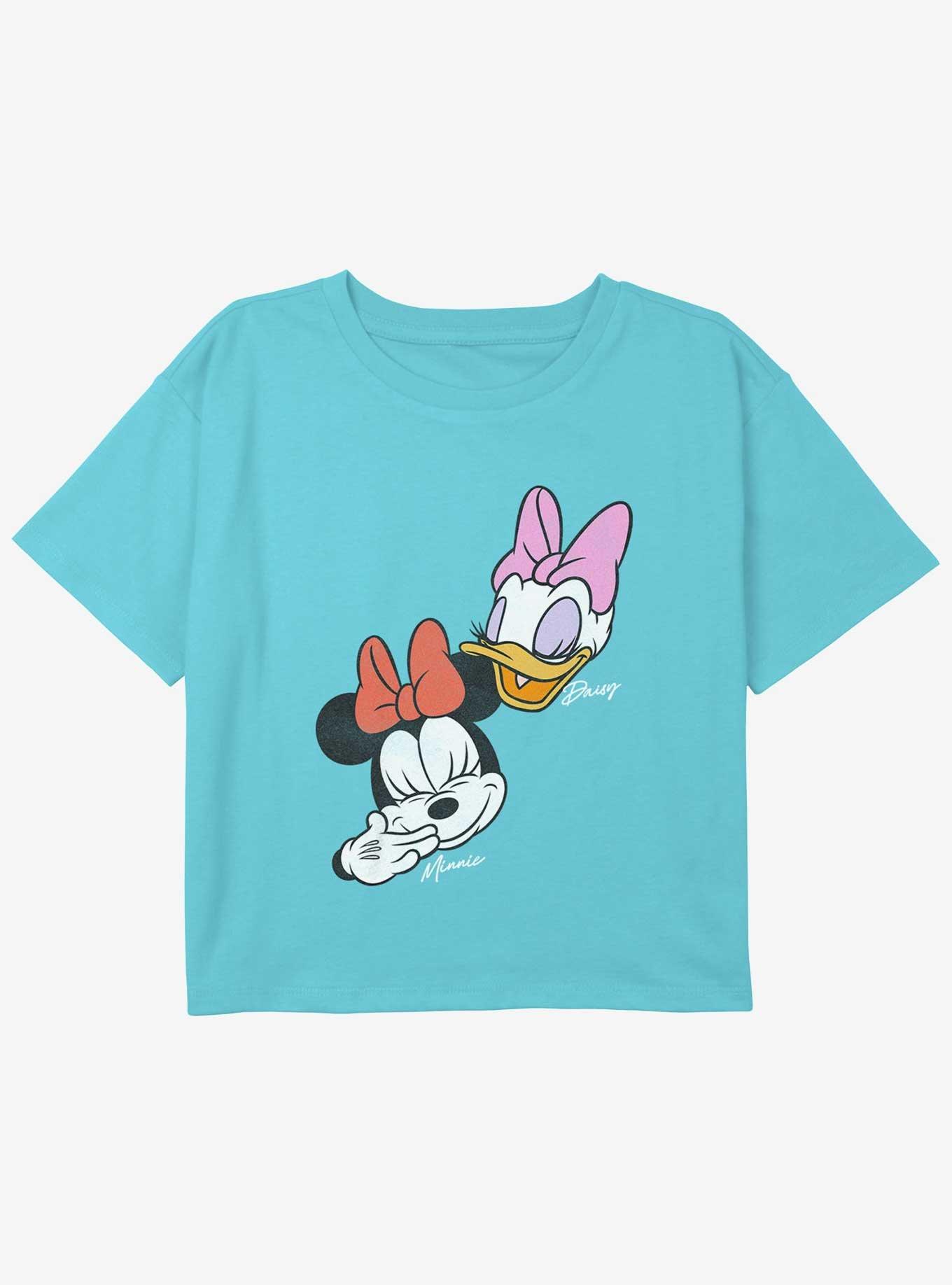 Disney Mickey Mouse Minnie And Daisy Girls Youth Crop T-Shirt, , hi-res