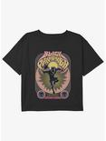 Marvel Black Panther King T'Challa Gig Girls Youth Crop T-Shirt, BLACK, hi-res