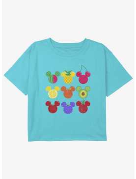 Disney Mickey Mouse Fruit Heads Girls Youth Crop T-Shirt, , hi-res