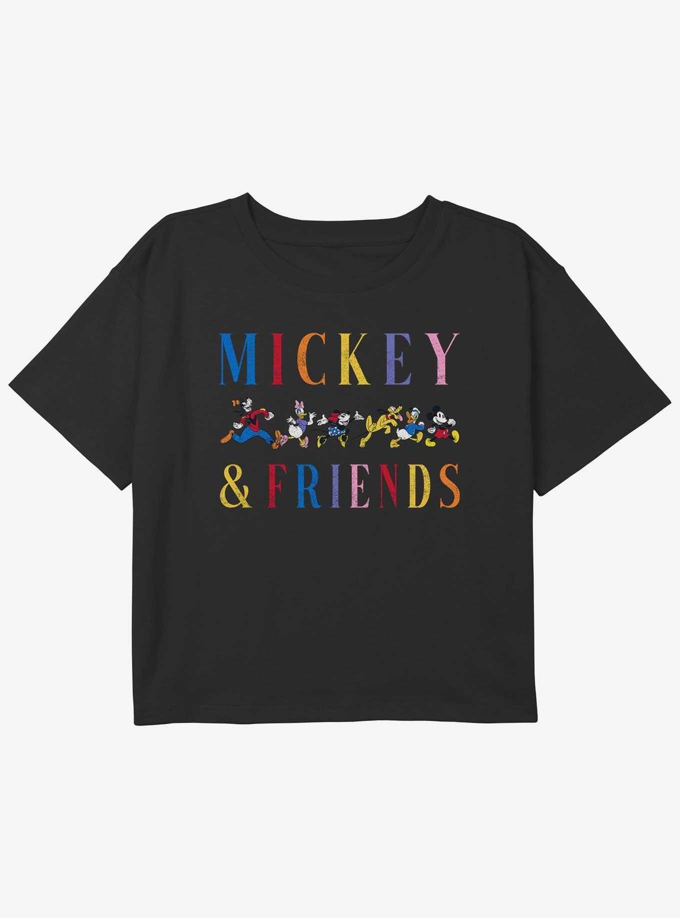 Disney Mickey Mouse Mickey & Friends Girls Youth Crop T-Shirt, , hi-res