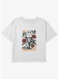 Disney The Nightmare Before Christmas Jack In The Box Girls Youth Crop T-Shirt, WHITE, hi-res
