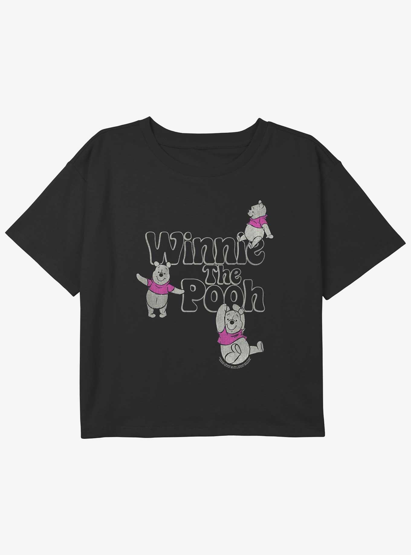 Disney Winnie The Pooh Soft Pop Winnie Girls Youth Crop T-Shirt, , hi-res
