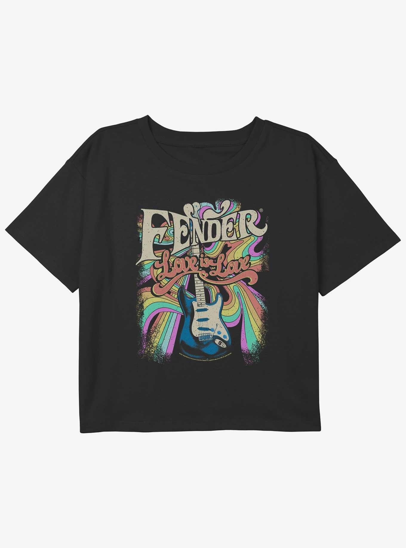 Fender Hip Lovin Girls Youth Crop T-Shirt, , hi-res