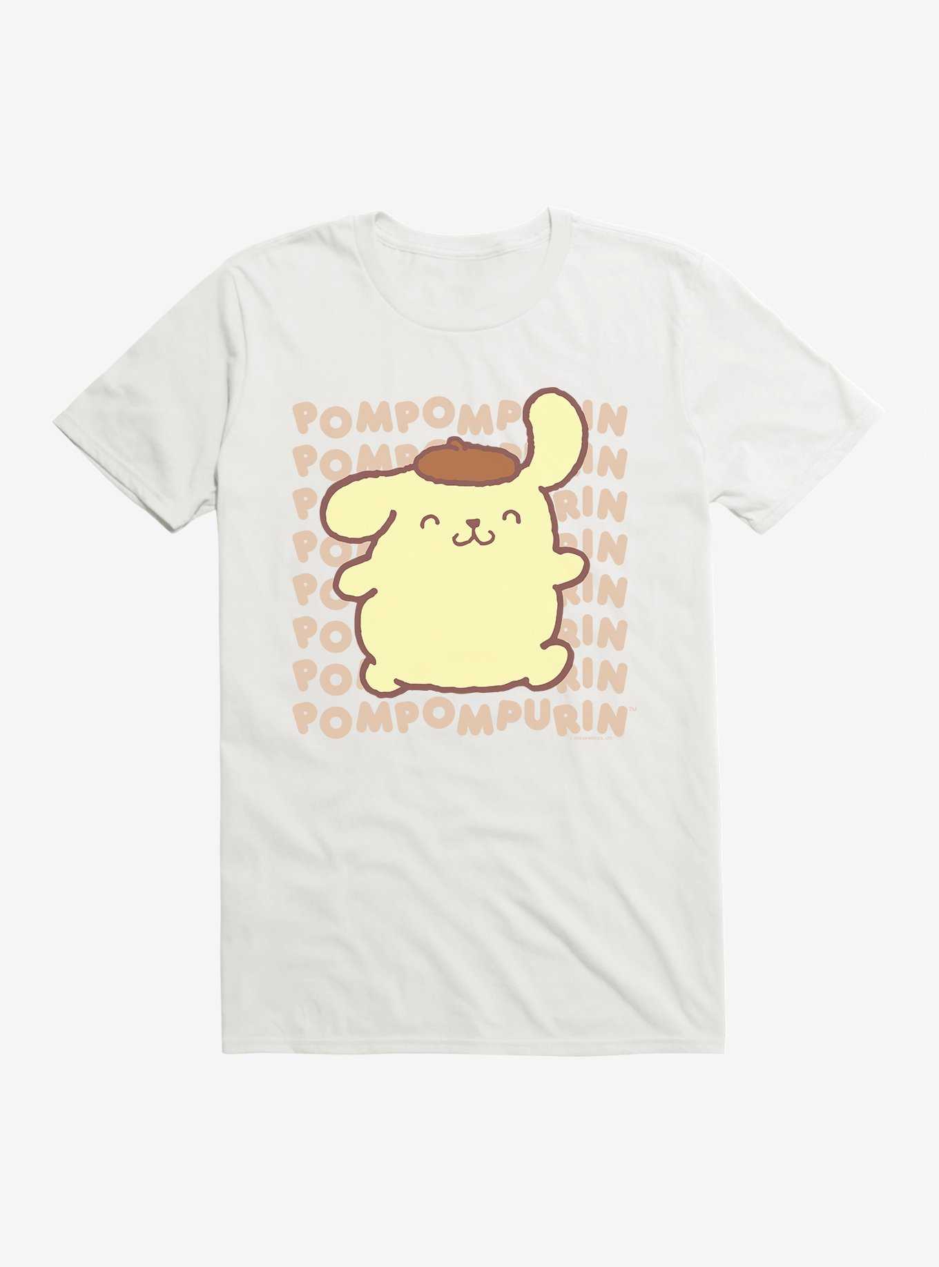 Pompompurin Character Name  T-Shirt, , hi-res
