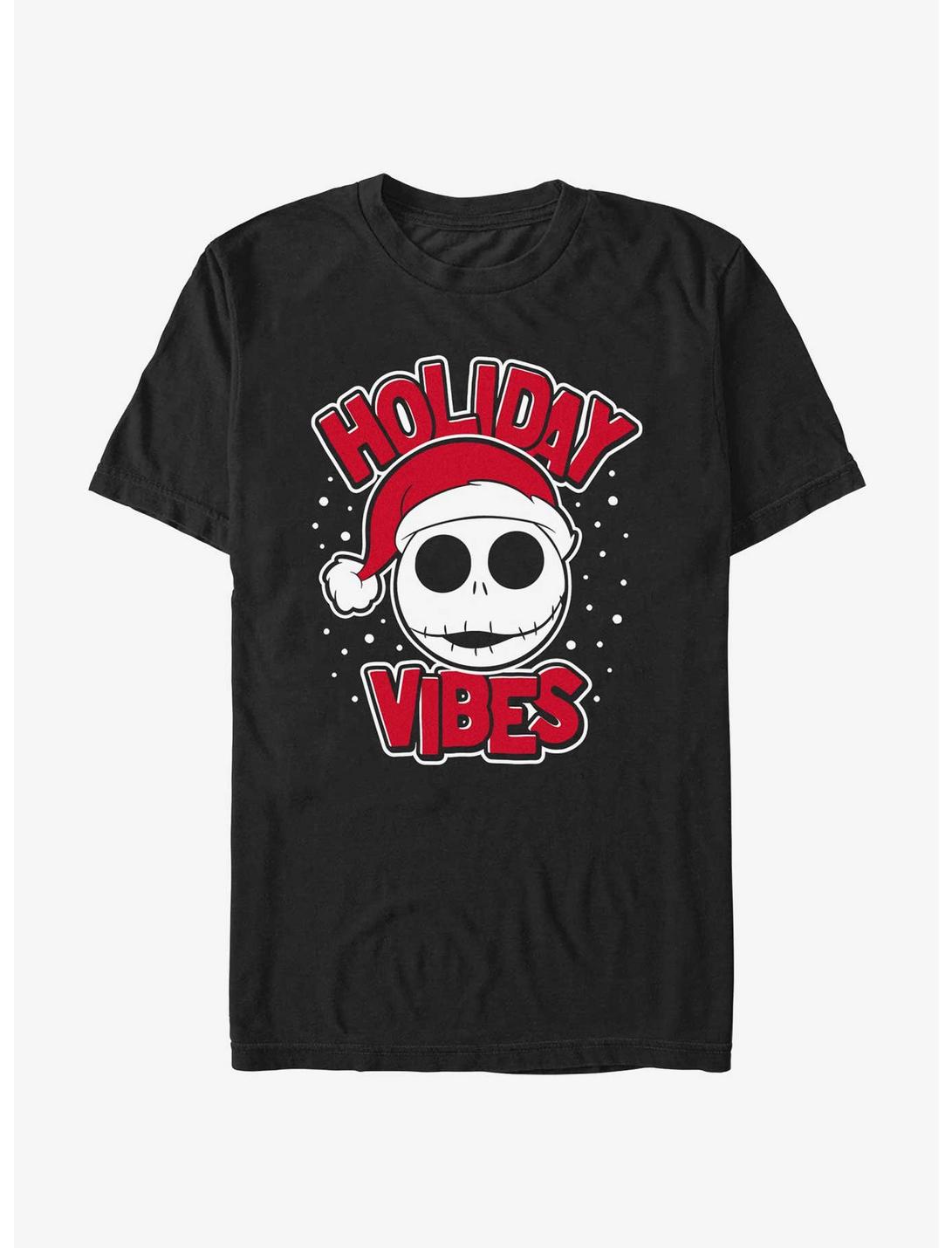 Disney The Nightmare Before Christmas Holiday Vibes Jack T-Shirt, BLACK, hi-res