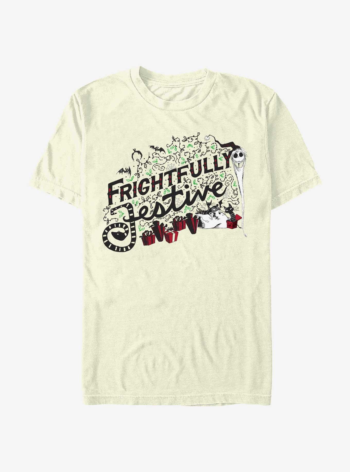Disney The Nightmare Before Christmas Santa Jack Frightfully Festive T-Shirt, , hi-res