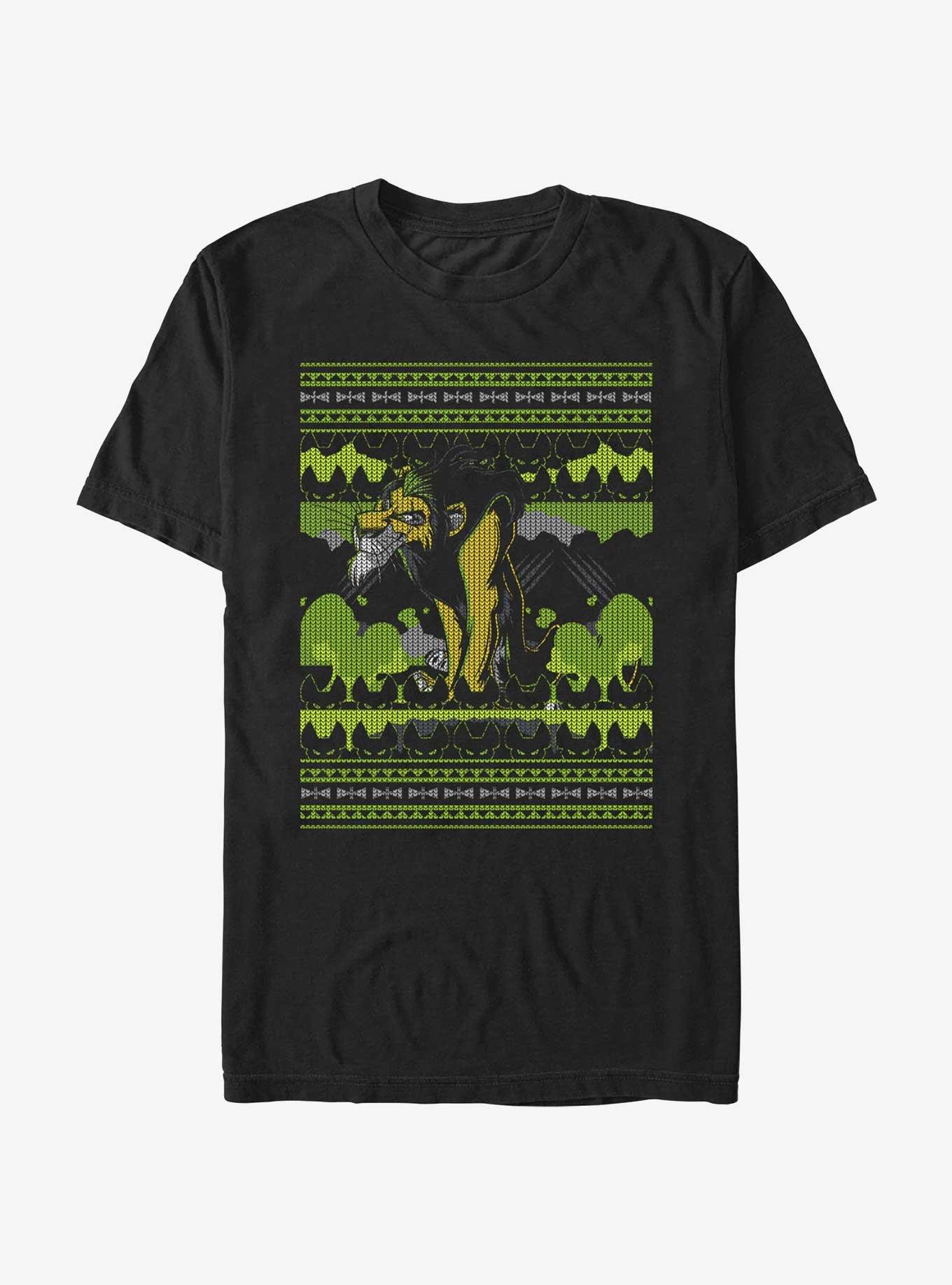 Disney The Lion King Scar Ugly Holiday T-Shirt, , hi-res