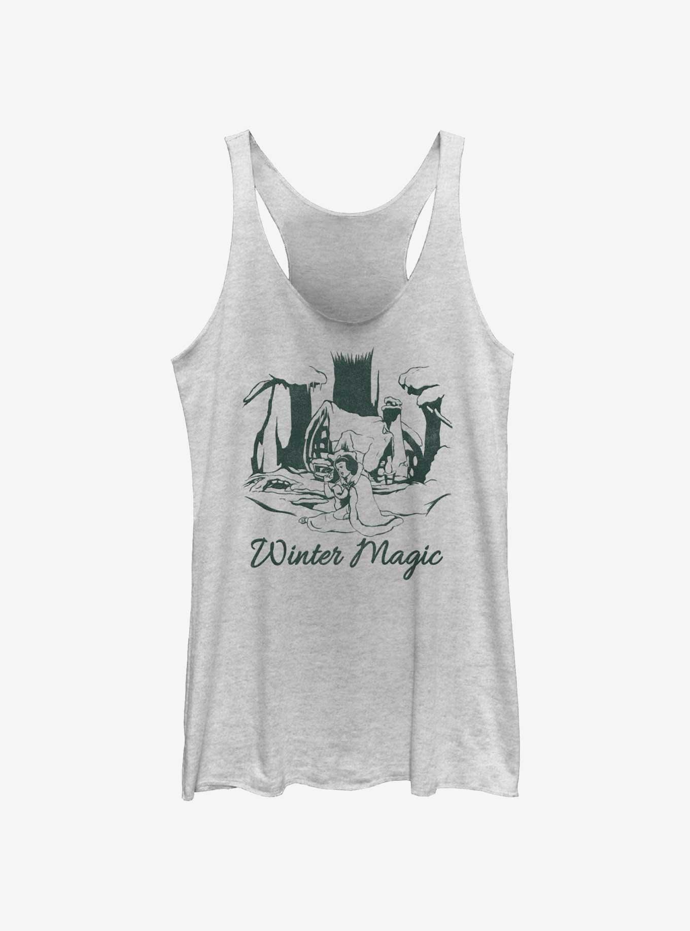 Disney Princesses Snow White Winter Magic Girls Tank, WHITE HTR, hi-res
