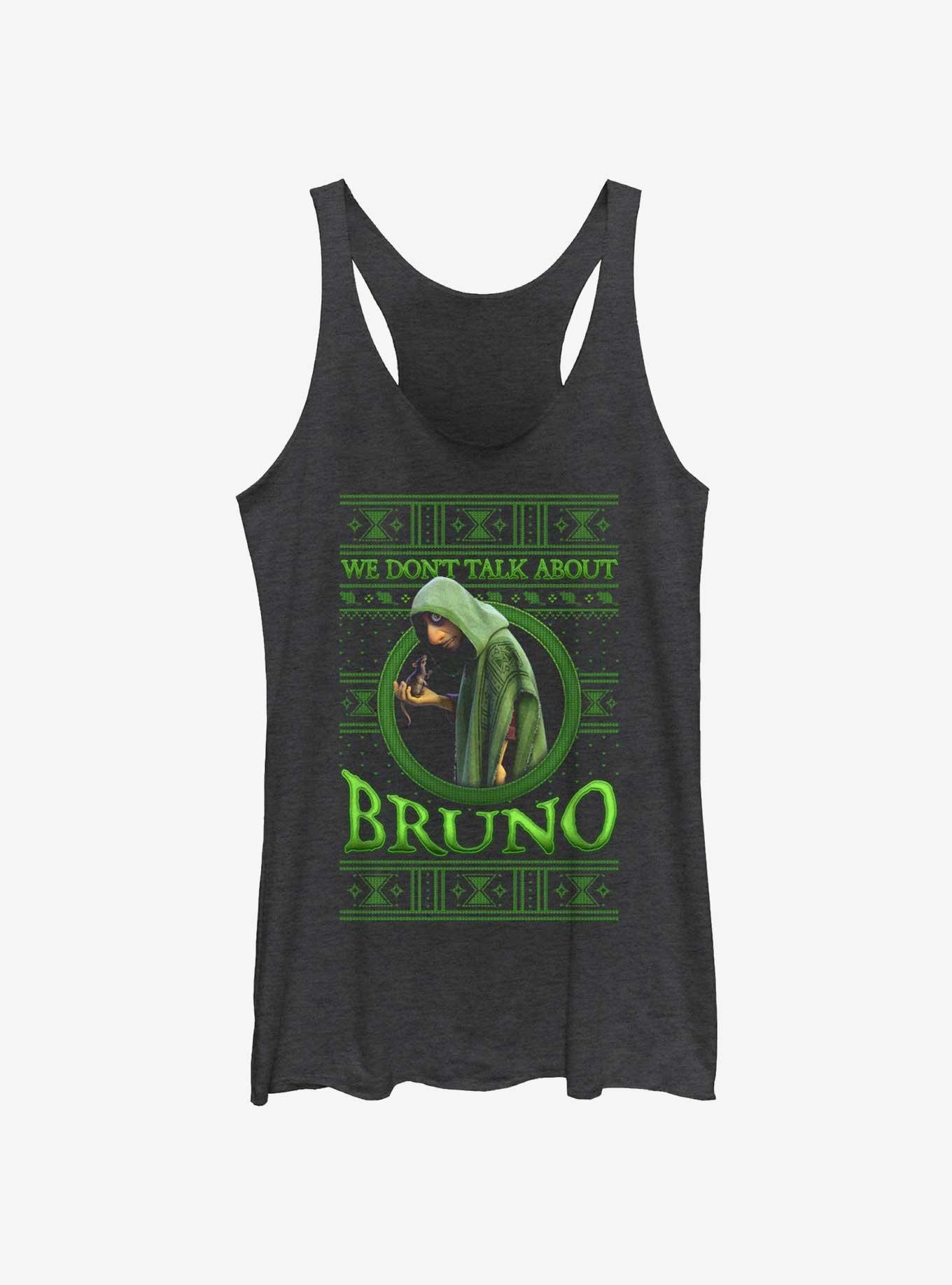 Disney Encanto Bruno Ugly Holiday Girls Tank, BLK HTR, hi-res