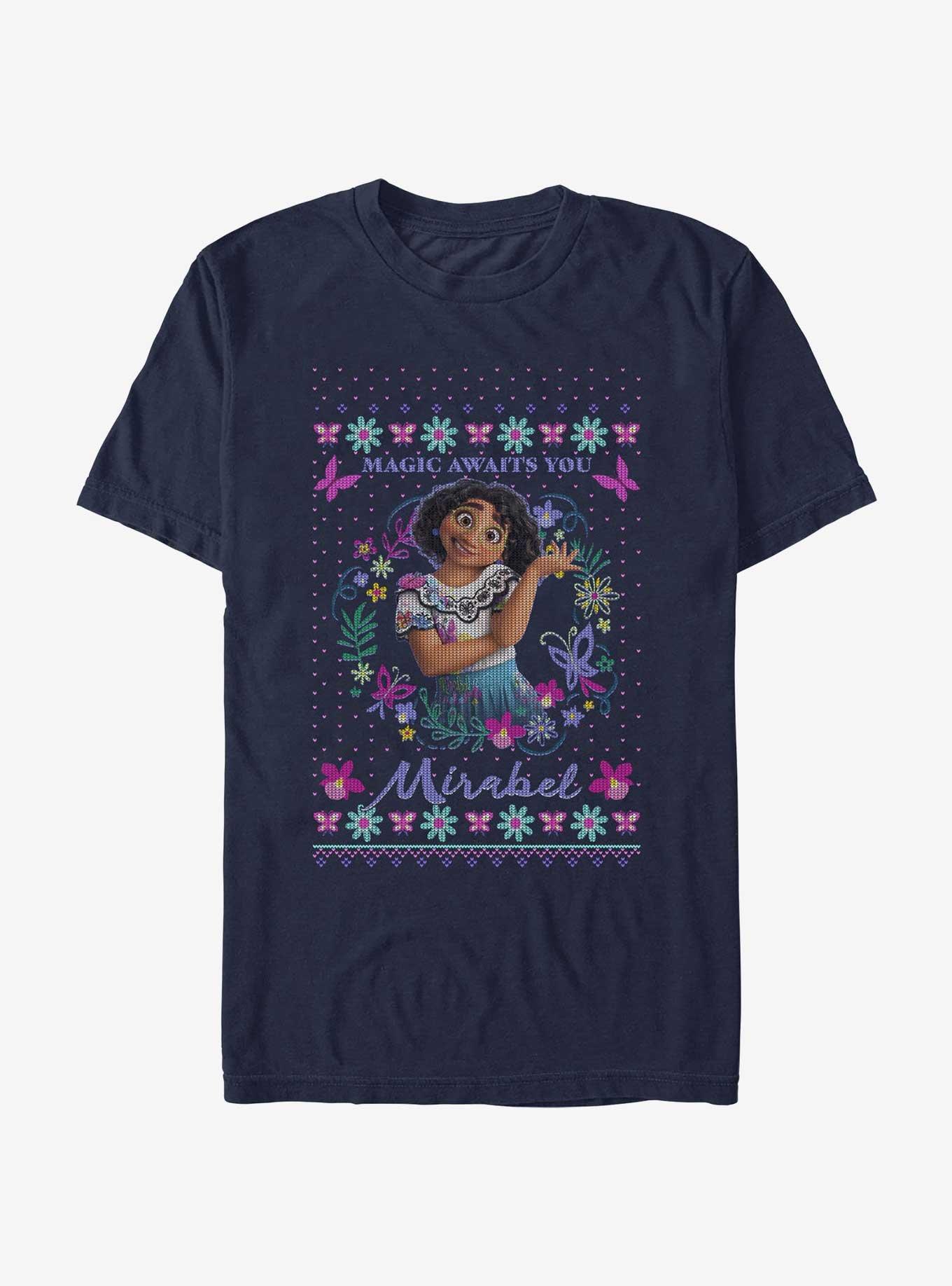 Disney Encanto Mirabel Ugly Holiday T-Shirt, NAVY, hi-res