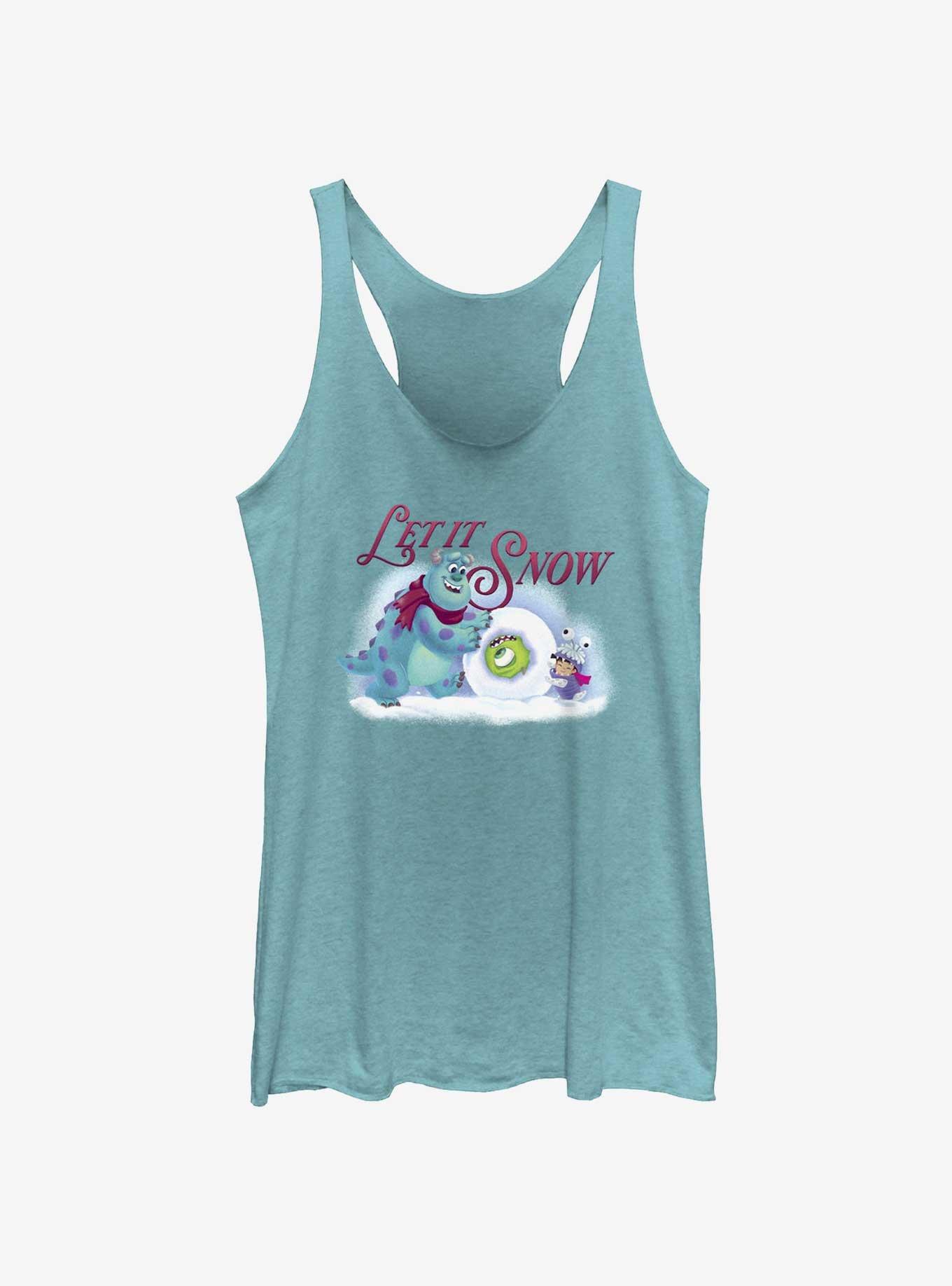 Disney Pixar Monsters Inc. Let It Snow Girls Tank, TAHI BLUE, hi-res