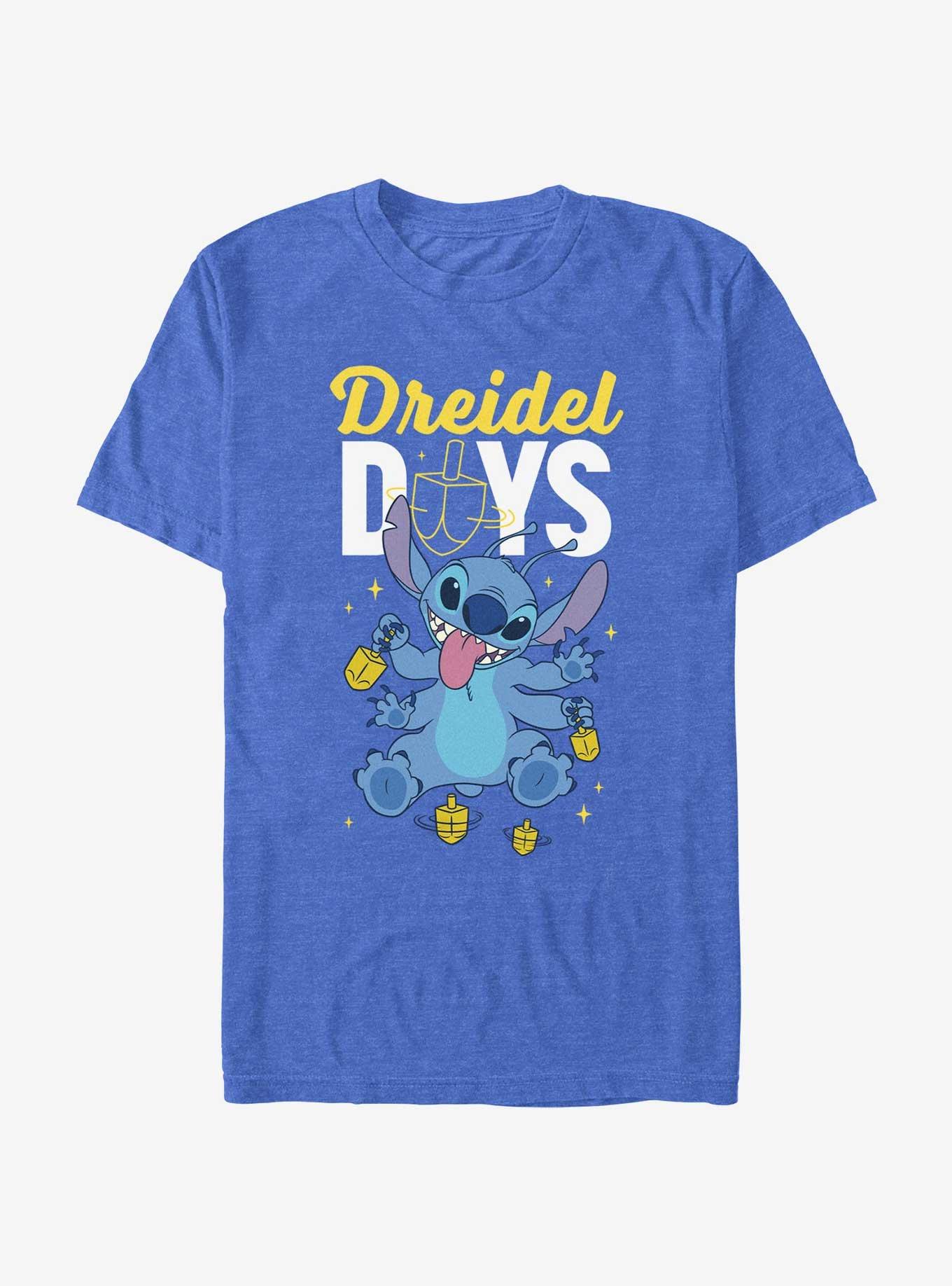 Disney Lilo & Stitch Dreidel Days T-Shirt, ROY HTR, hi-res