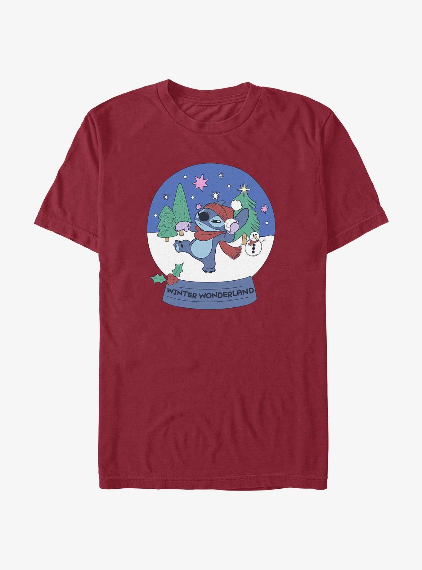 Disney Lilo & Stitch Winter Wonderland Snowglobe T-Shirt, , hi-res