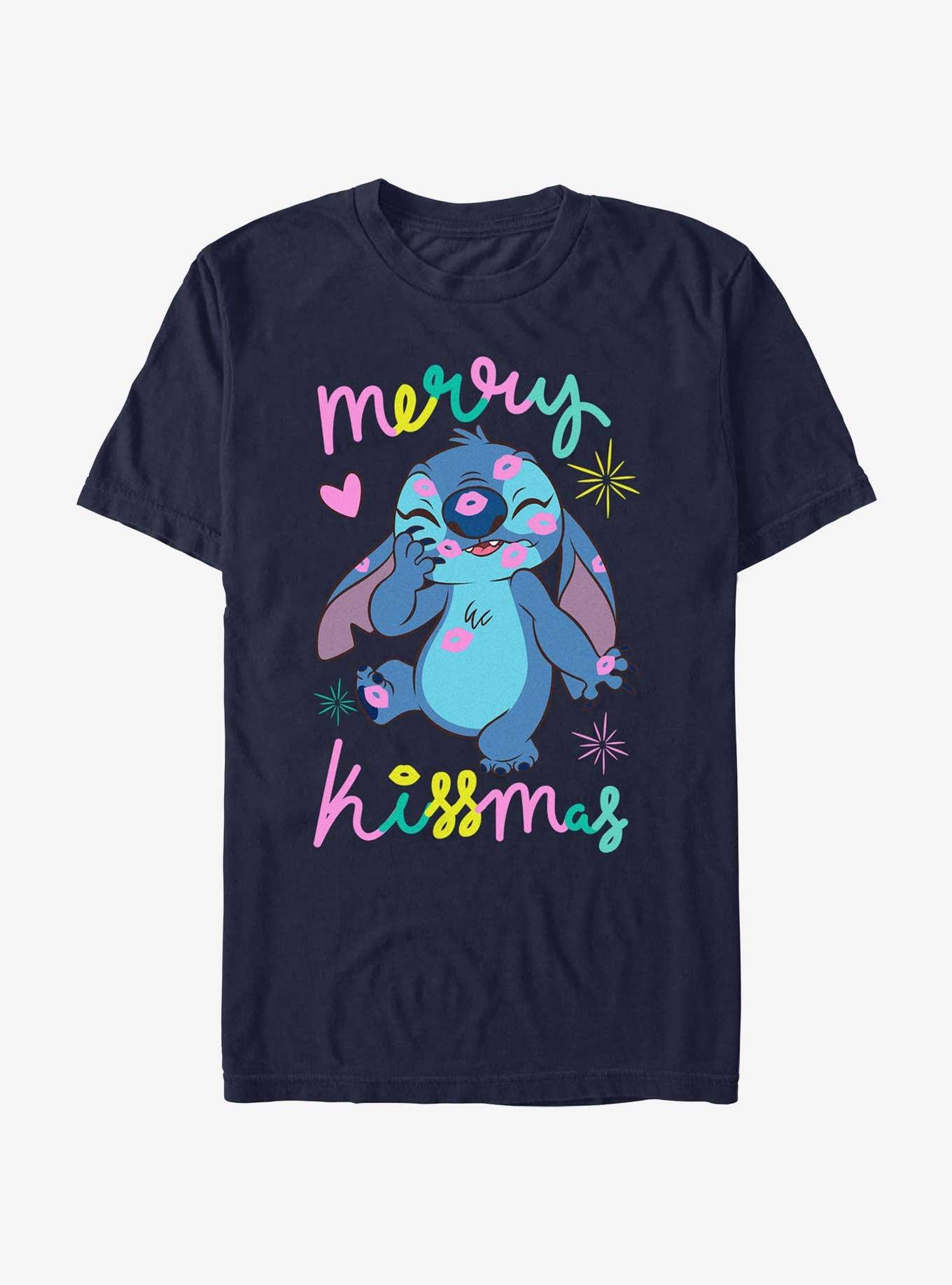 Disney Lilo & Stitch Kissmas Stitch T-Shirt, , hi-res