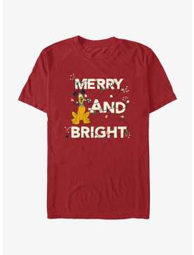 Disney Pluto Merry And Bright T-Shirt, , hi-res