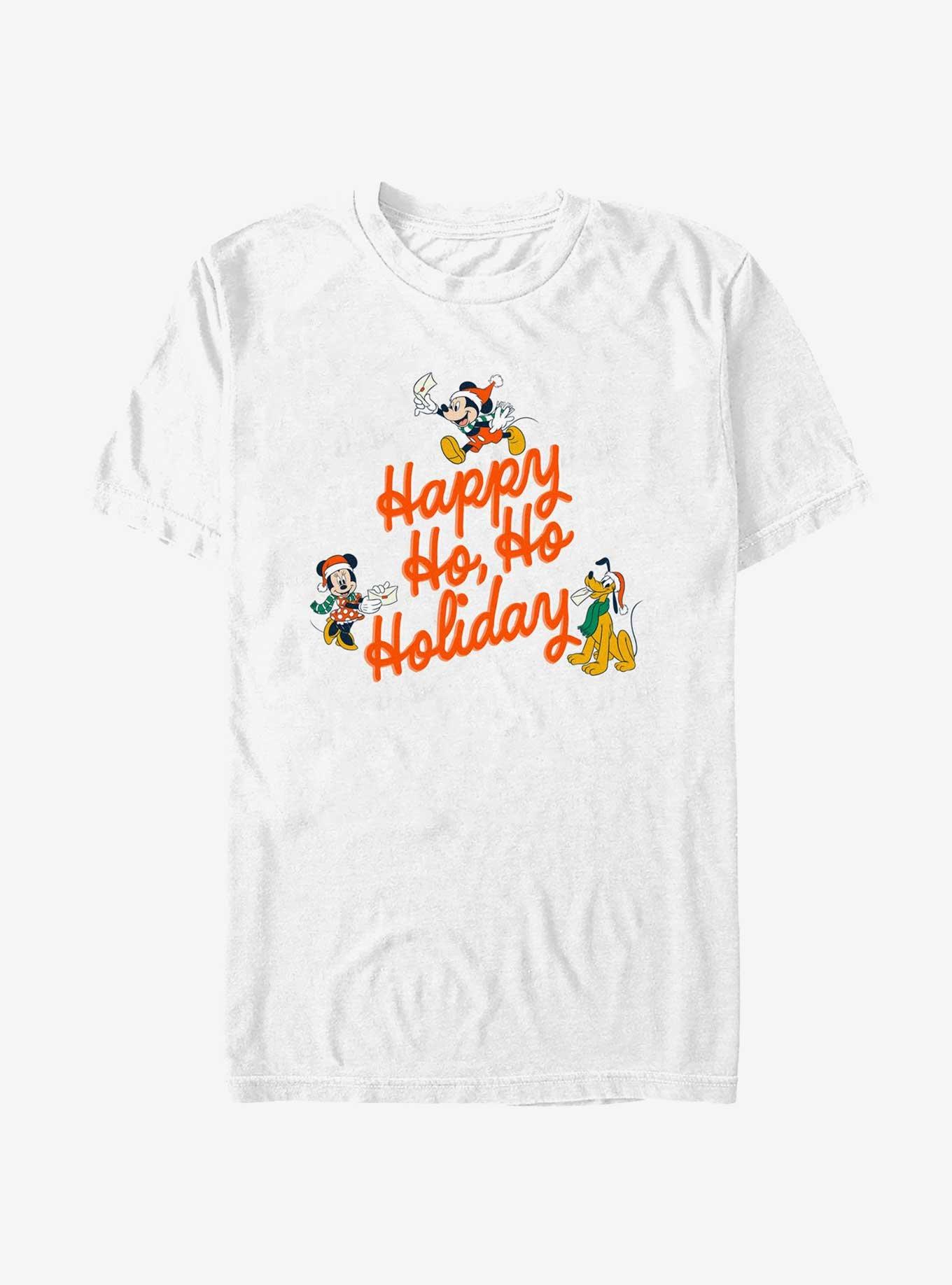 Disney Mickey Mouse Happy Ho Ho Holiday T-Shirt