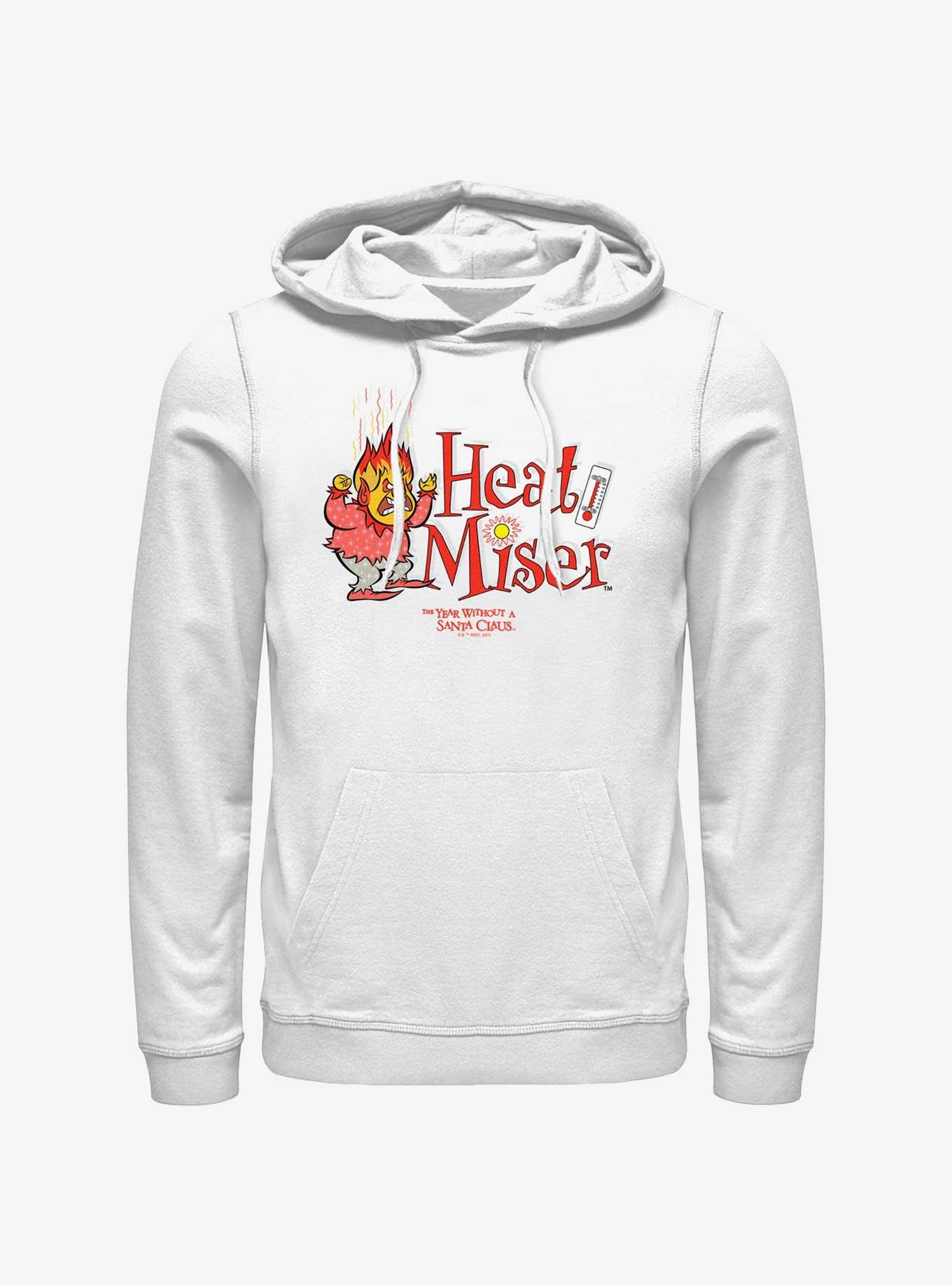 The Year Without a Santa Claus Heat Miser Badge Hoodie - WHITE