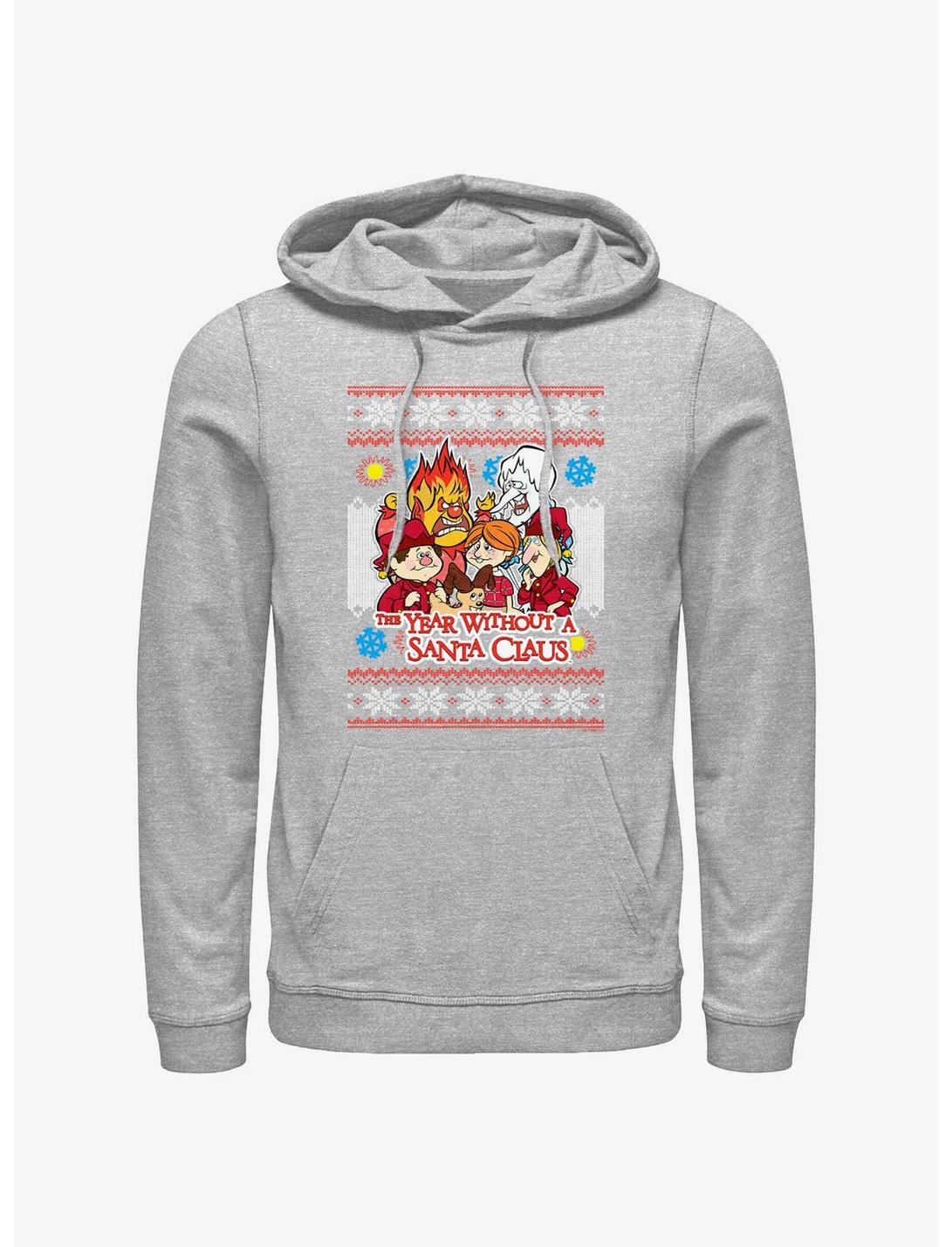 The Year Without a Santa Claus Christmas Gang Ugly Christmas Hoodie, ATH HTR, hi-res