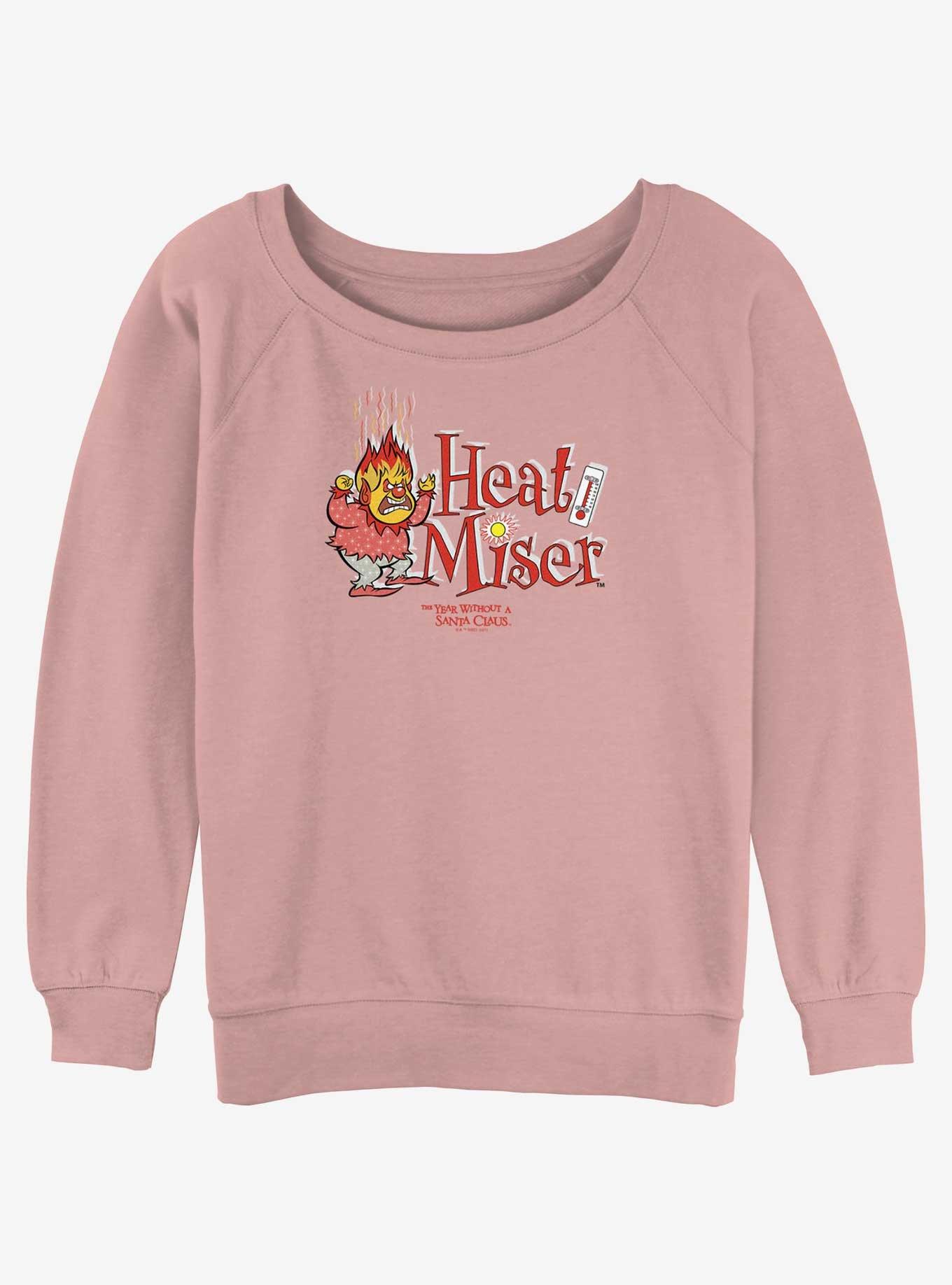The Year Without a Santa Claus Heat Miser Badge Womens Slouchy Sweatshirt, , hi-res