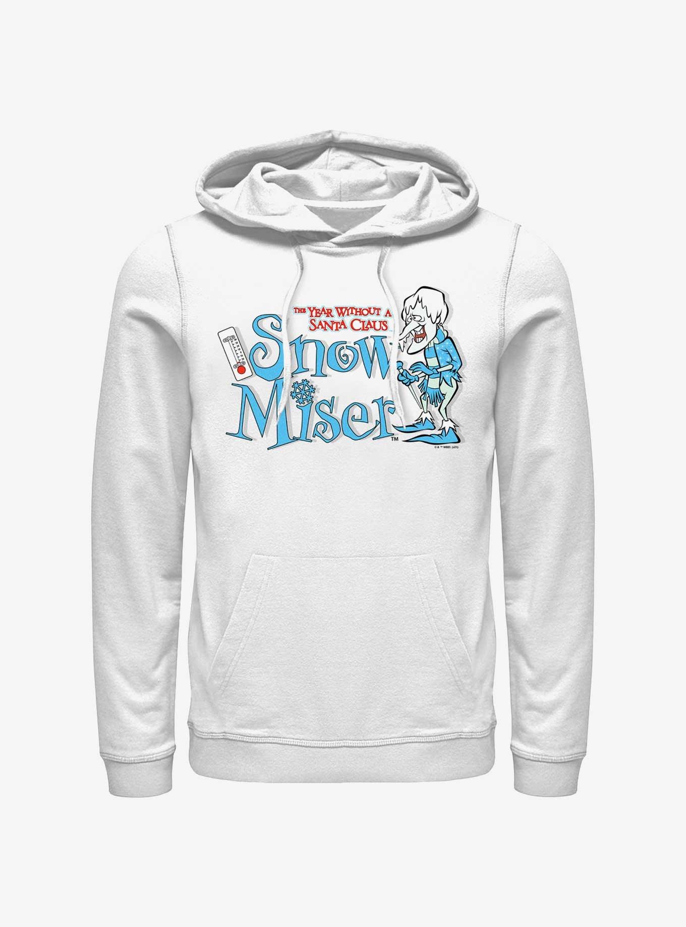The Year Without a Santa Claus Snow Miser Badge Hoodie, WHITE, hi-res