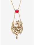House of the Dragon 3 Dragon Pendant With Gem Necklace, , hi-res