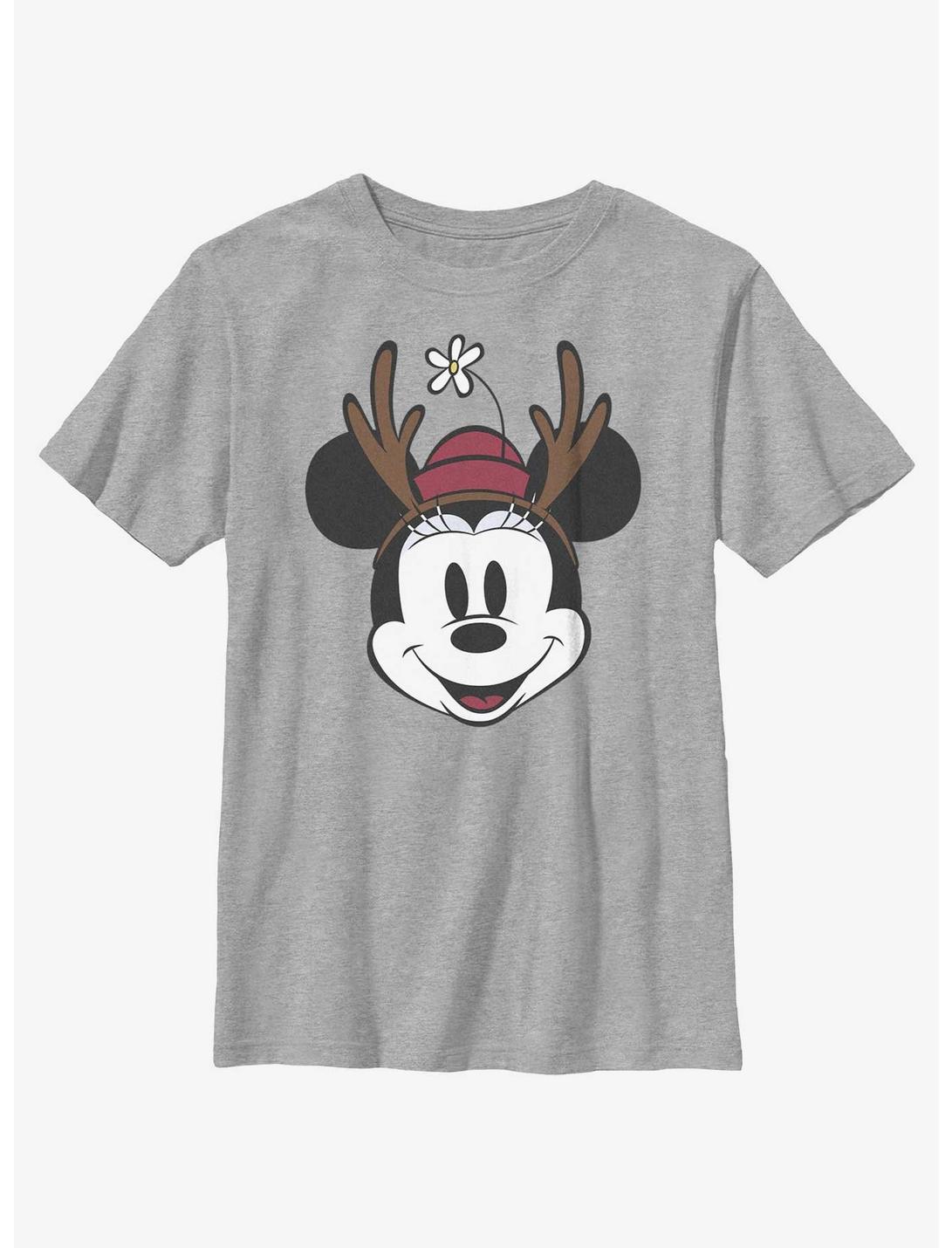 Disney Minnie Mouse Minnie Antlers Youth T-Shirt, ATH HTR, hi-res