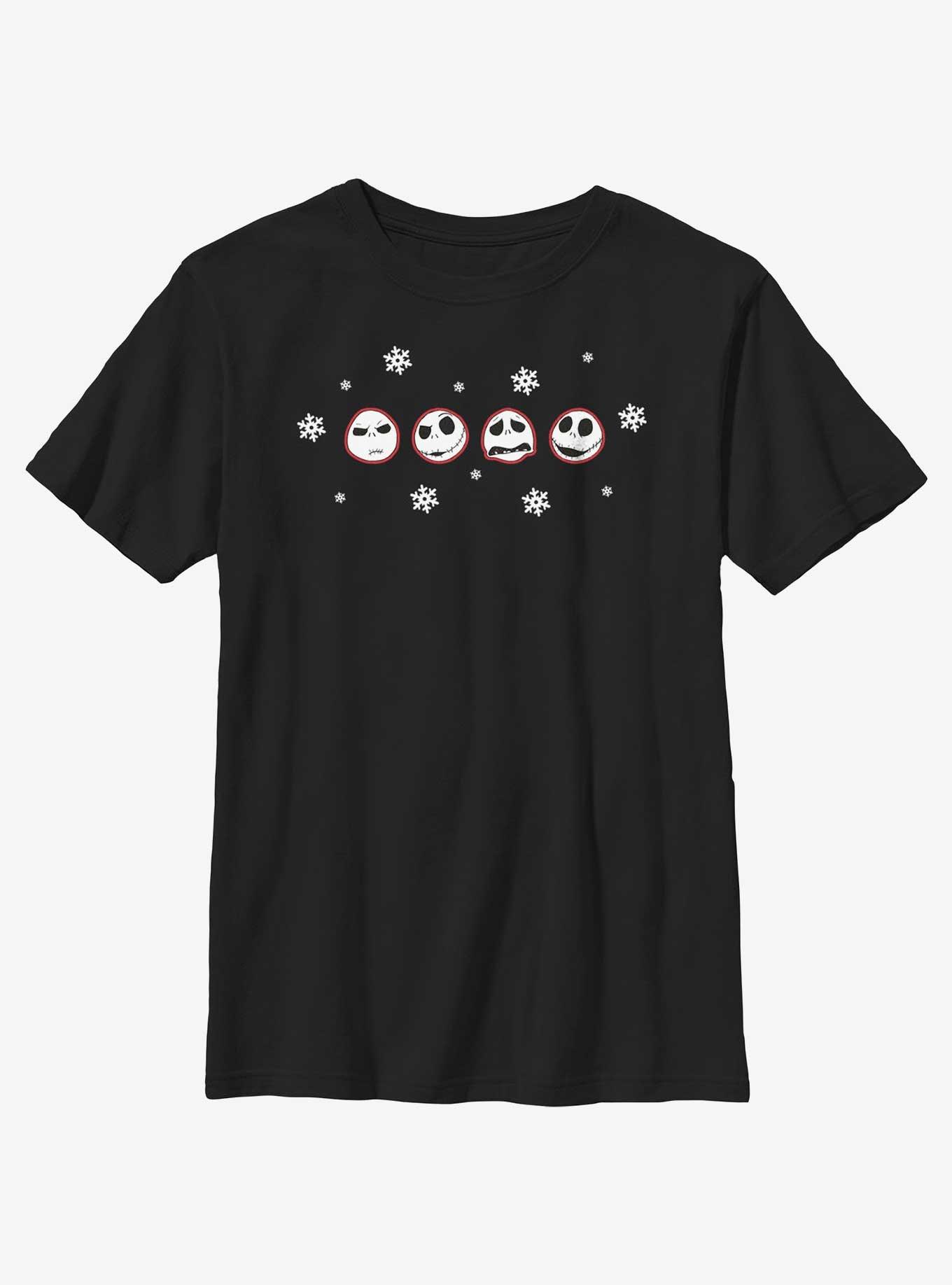 Disney Nightmare Before Christmas Jack Emotes Youth T-Shirt, , hi-res