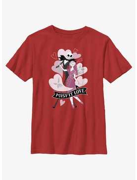 Disney Nightmare Before Christmas Misfit Love Youth T-Shirt, , hi-res