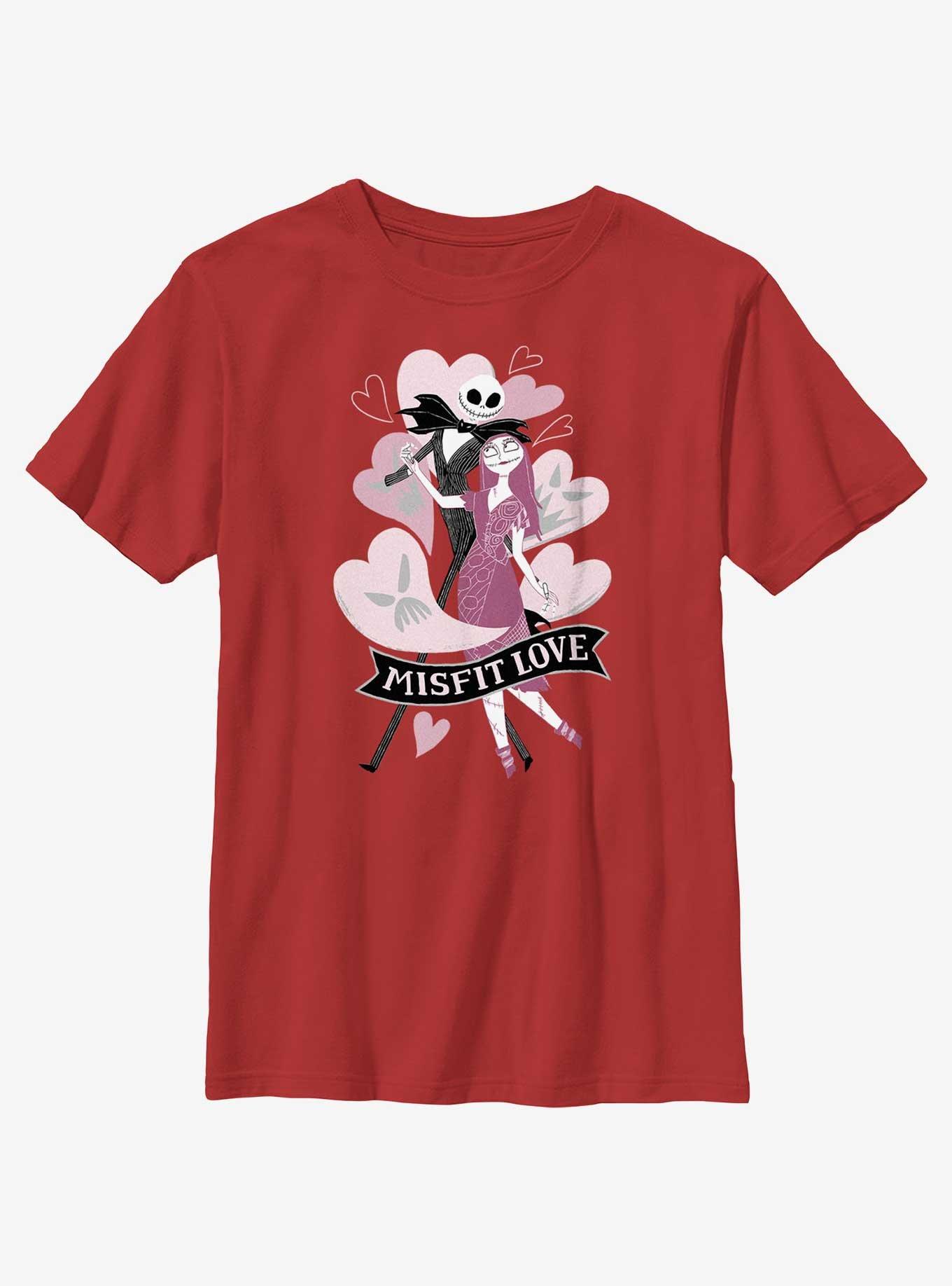 Disney Nightmare Before Christmas Misfit Love Youth T-Shirt, , hi-res