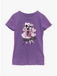 Disney Nightmare Before Christmas Misfit Love Youth Girls T-Shirt, PURPLE BERRY, hi-res