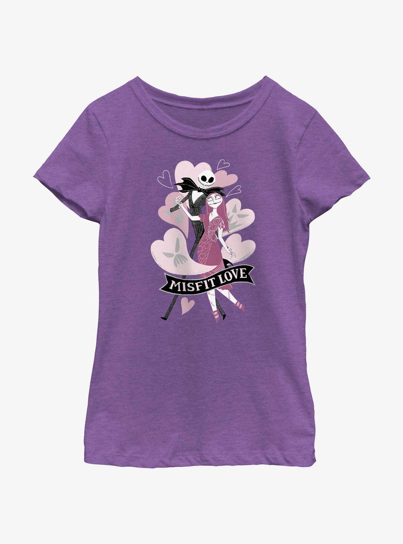 Disney Nightmare Before Christmas Misfit Love Youth Girls T-Shirt, , hi-res