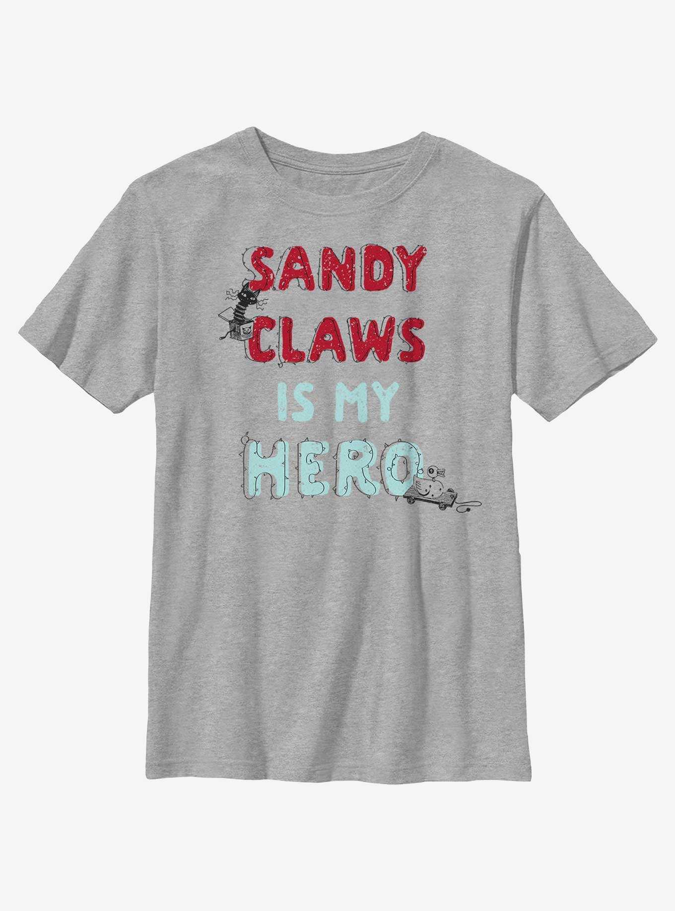 Disney Nightmare Before Christmas My Hero Sandy Claws Youth T-Shirt, , hi-res