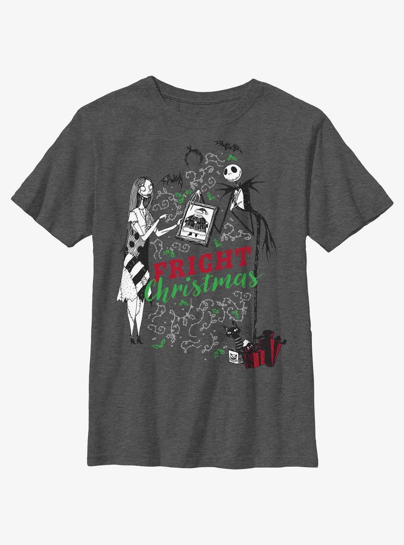 Disney Nightmare Before Christmas Fright Christmas Youth T-Shirt, , hi-res