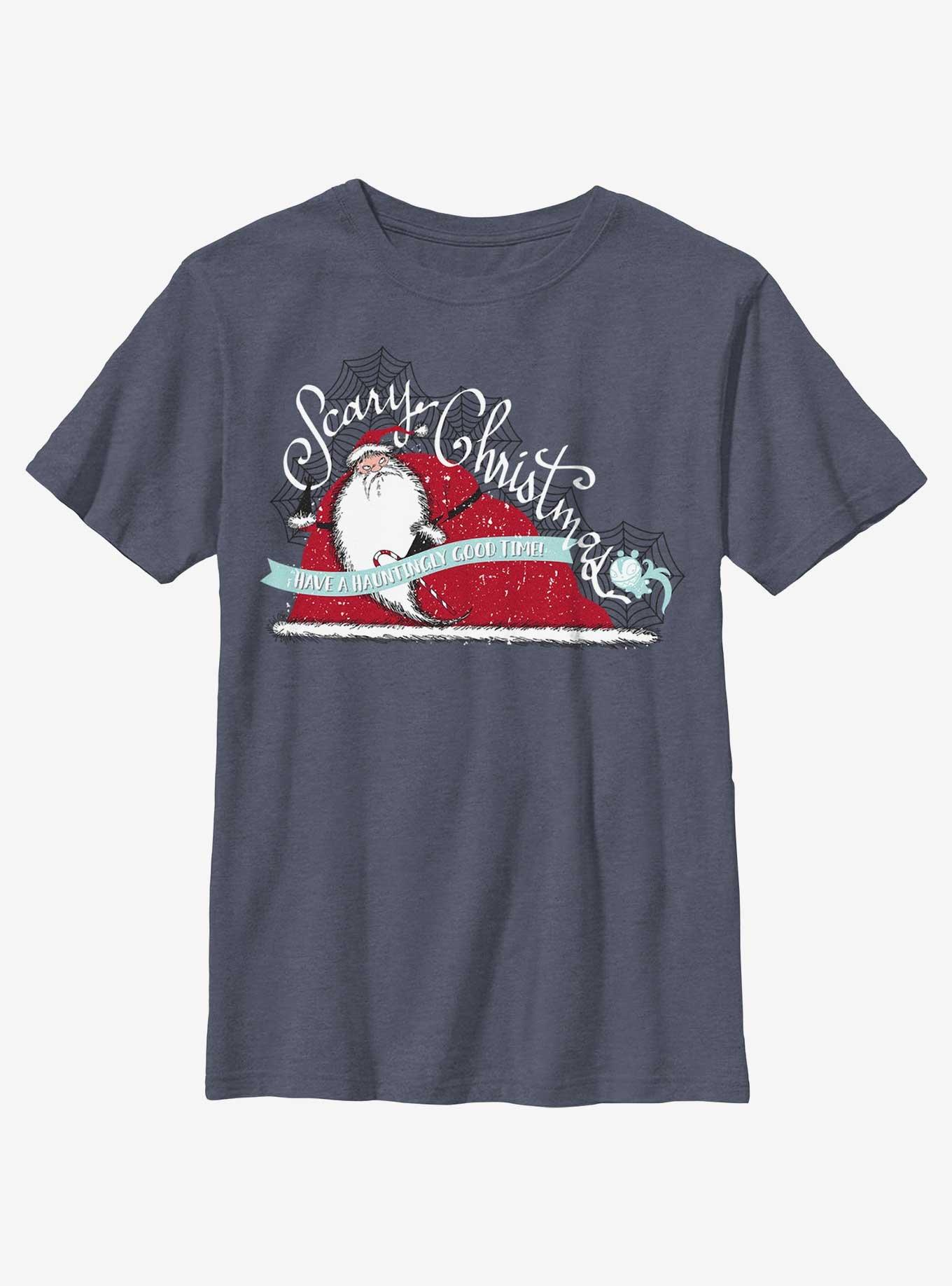 Disney Nightmare Before Christmas Scary Christmas Youth T-Shirt, , hi-res