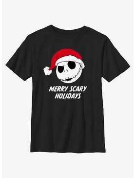 Disney Nightmare Before Christmas Merry Scary Holidays Youth T-Shirt, , hi-res