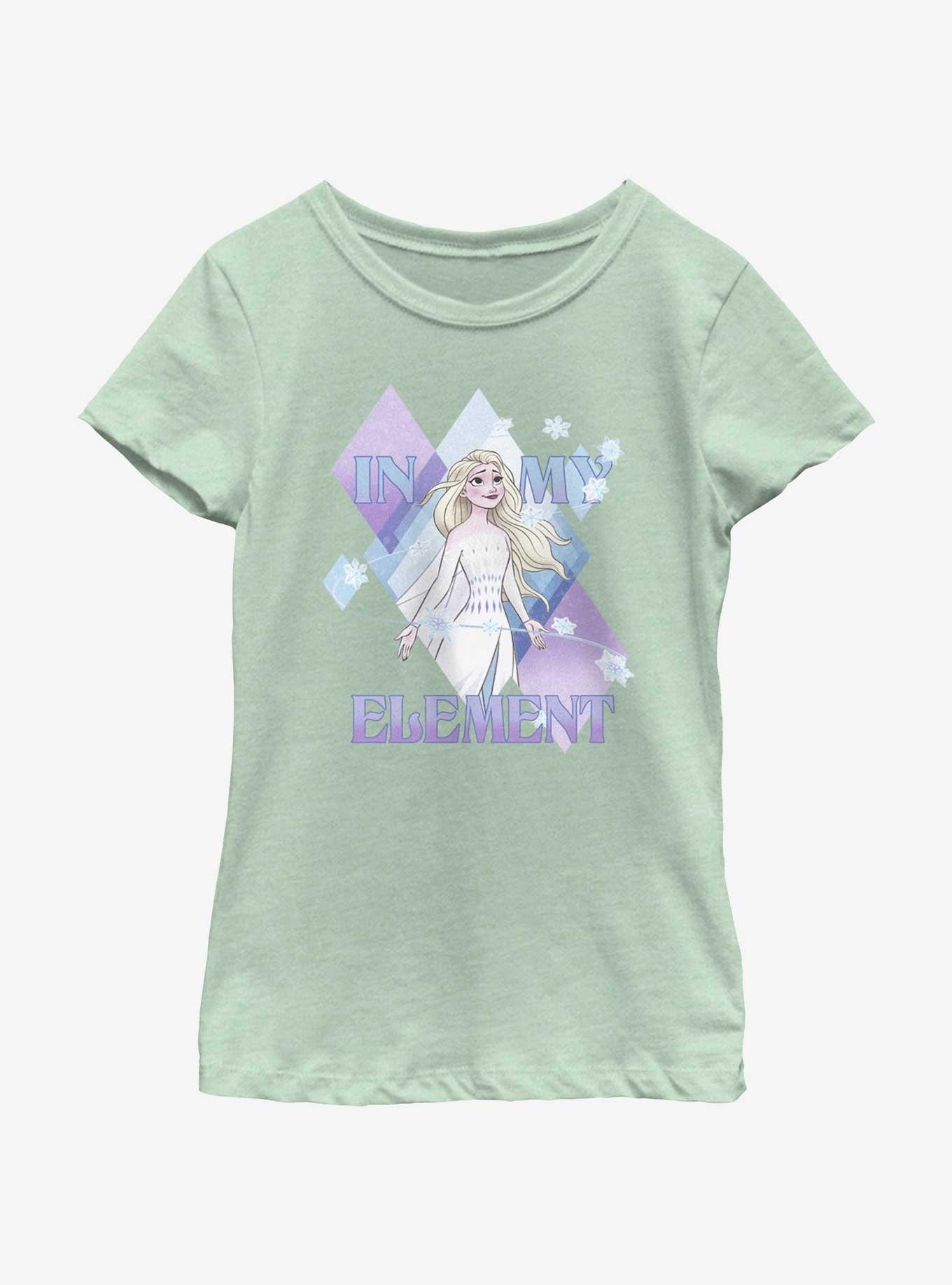 Disney Frozen Elsa In My Element Youth Girls T-Shirt