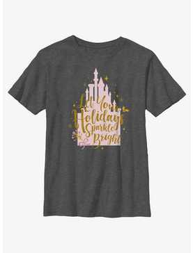 Disney Princesses Holidays Sparkle Bright Youth T-Shirt, , hi-res