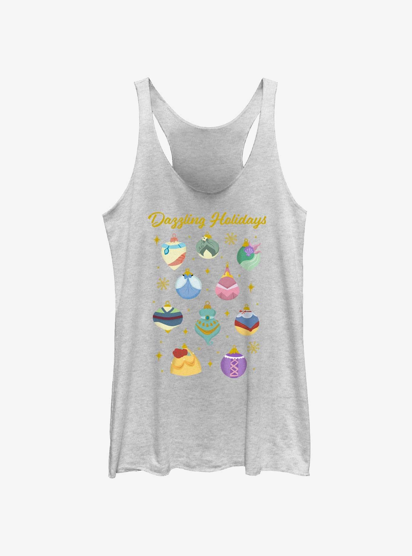 Disney Princesses Dazzling Holiday Ornaments Womens Tank Top, , hi-res