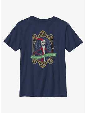 Disney Nightmare Before Christmas Frightfully Merry Youth T-Shirt, , hi-res