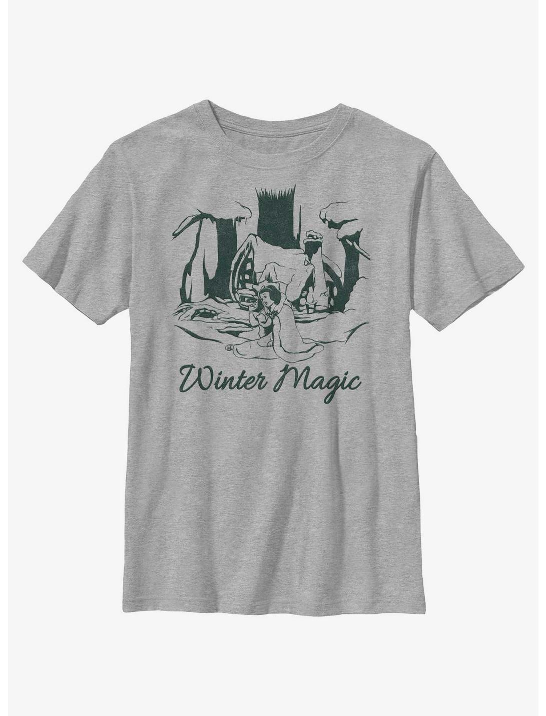 Disney Princesses Snow White Winter Magic Youth T-Shirt, ATH HTR, hi-res