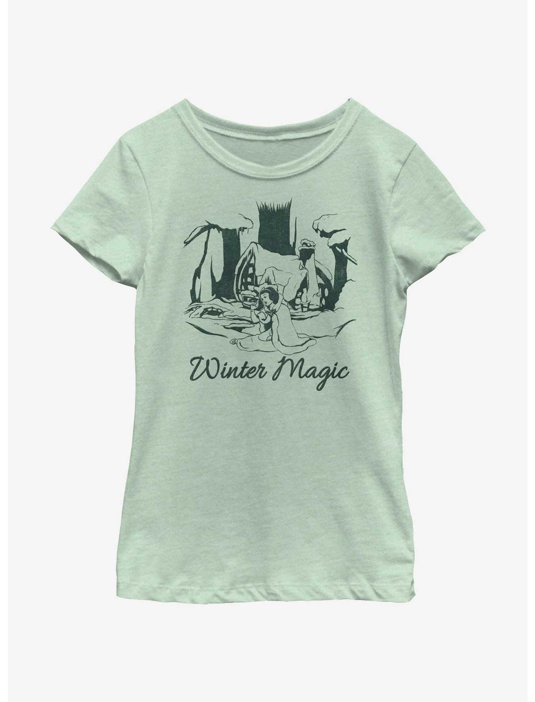 Disney Princesses Snow White Winter Magic Youth Girls T-Shirt, MINT, hi-res
