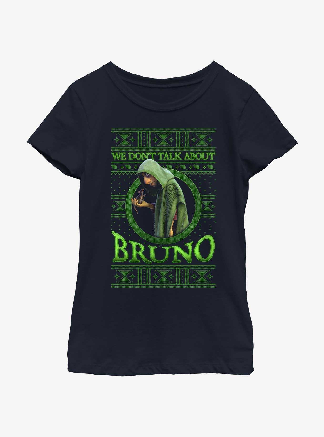 Disney Encanto Bruno Ugly Holiday Youth Girls T-Shirt, , hi-res