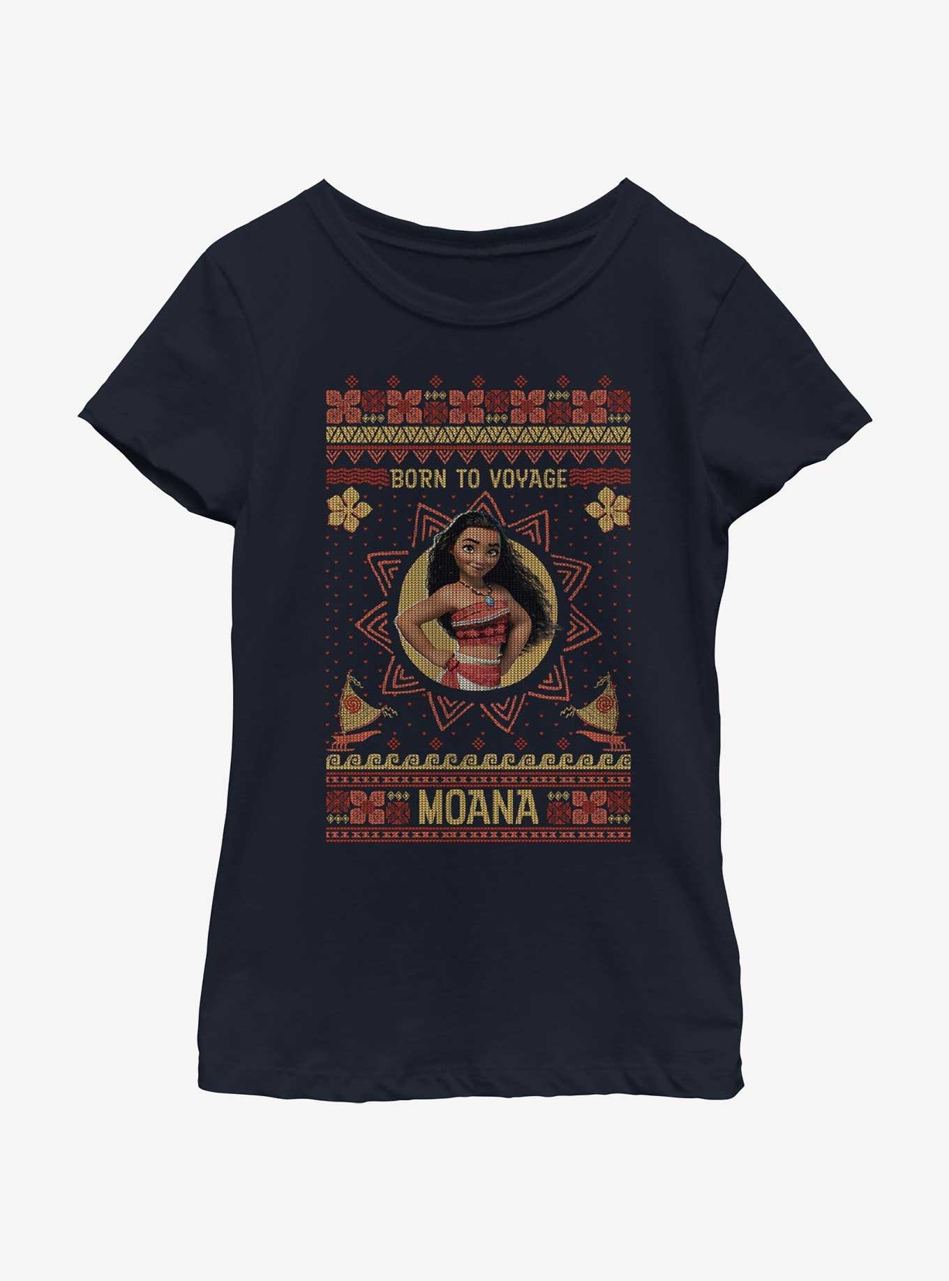 Disney Moana Ugly Holiday Youth Girls T-Shirt, , hi-res