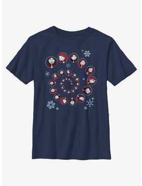 Disney Nightmare Before Christmas Sally Winter Swirl Youth T-Shirt, , hi-res