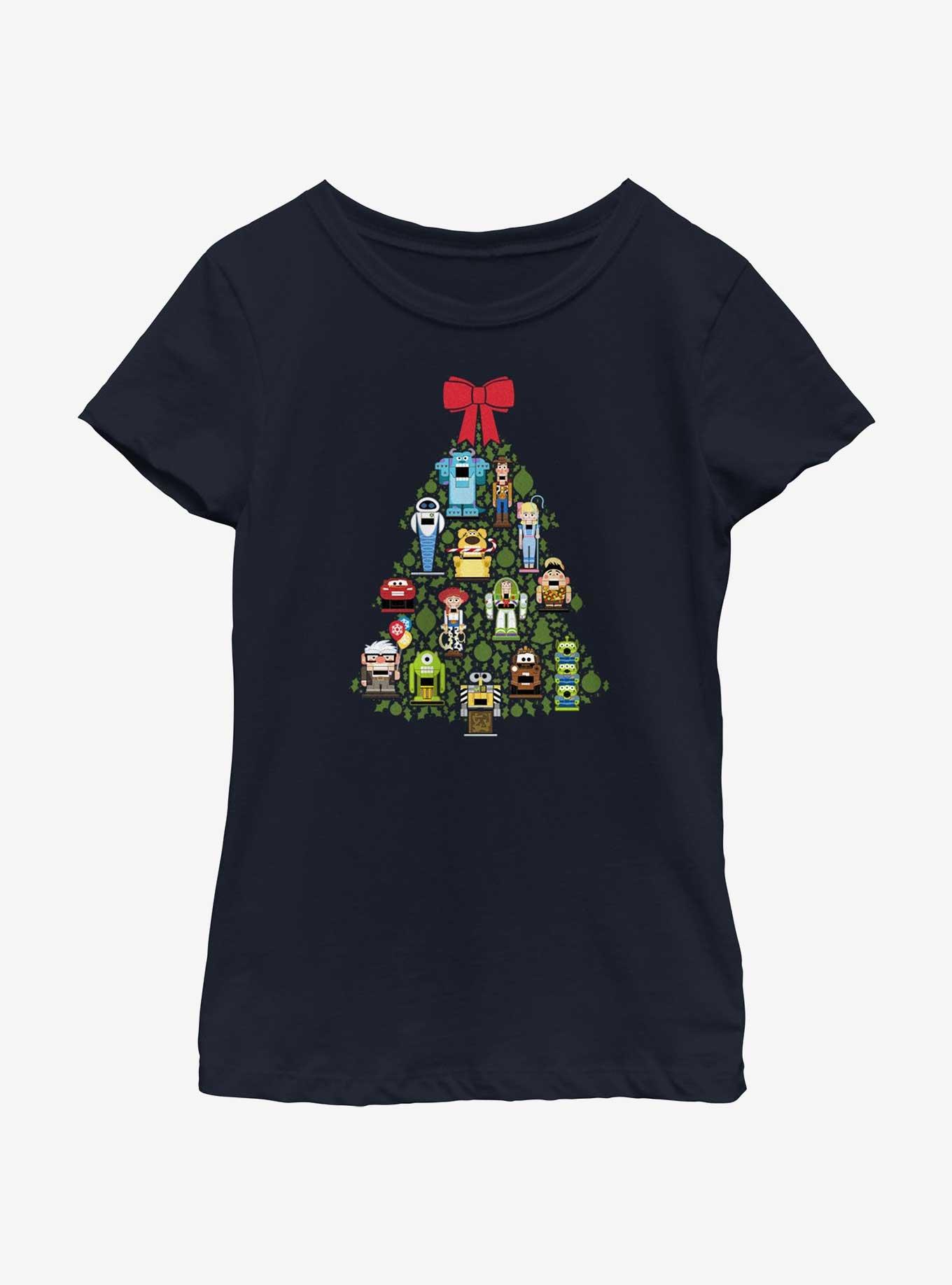 Disney Pixar Nutcracker Tree Youth Girls T-Shirt, NAVY, hi-res