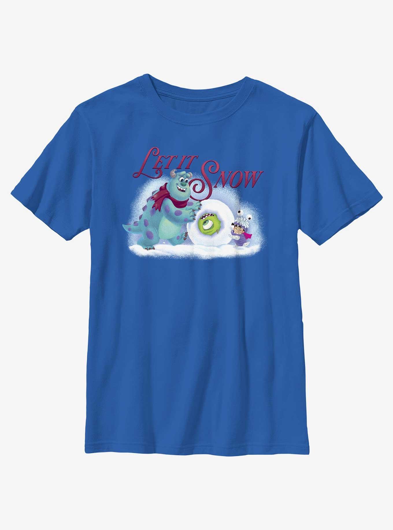 Disney Pixar Monsters Inc. Let It Snow Youth T-Shirt