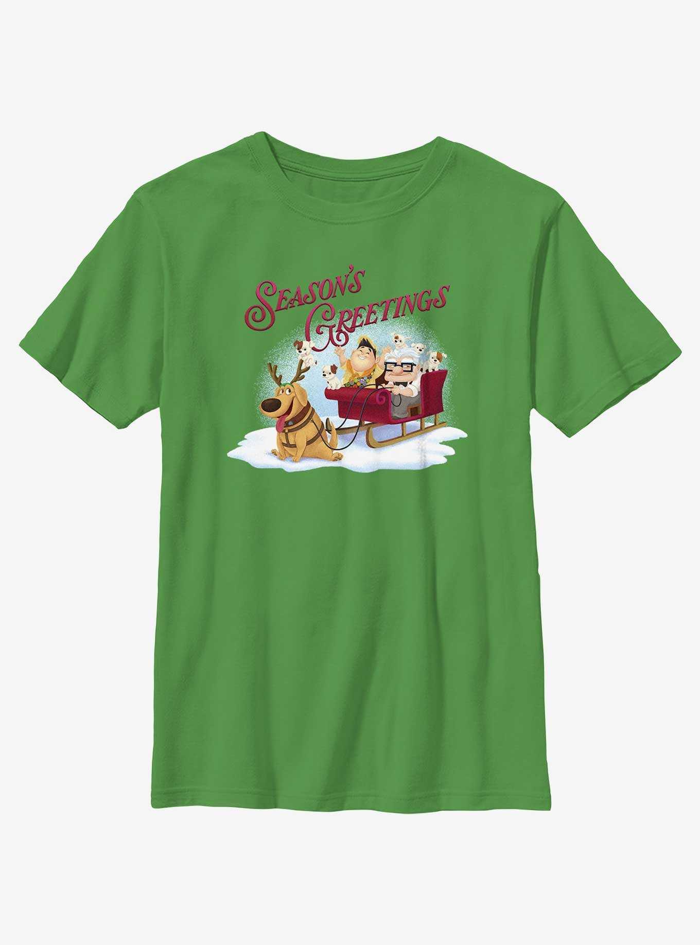 Disney Pixar Up Seasons Greetings Youth T-Shirt, , hi-res